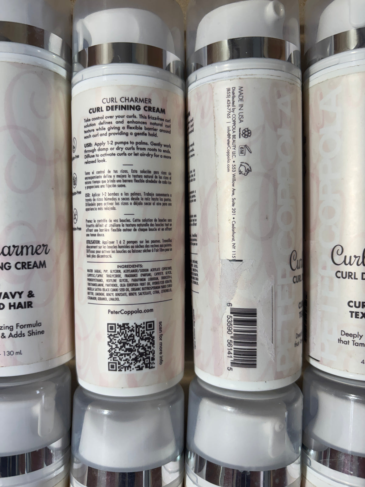 Peter Coppola Curl Charmer Curl Defining Cream Bulk Reseller Lot | Premium Salon Hair Care Styling Box (13 Pcs)