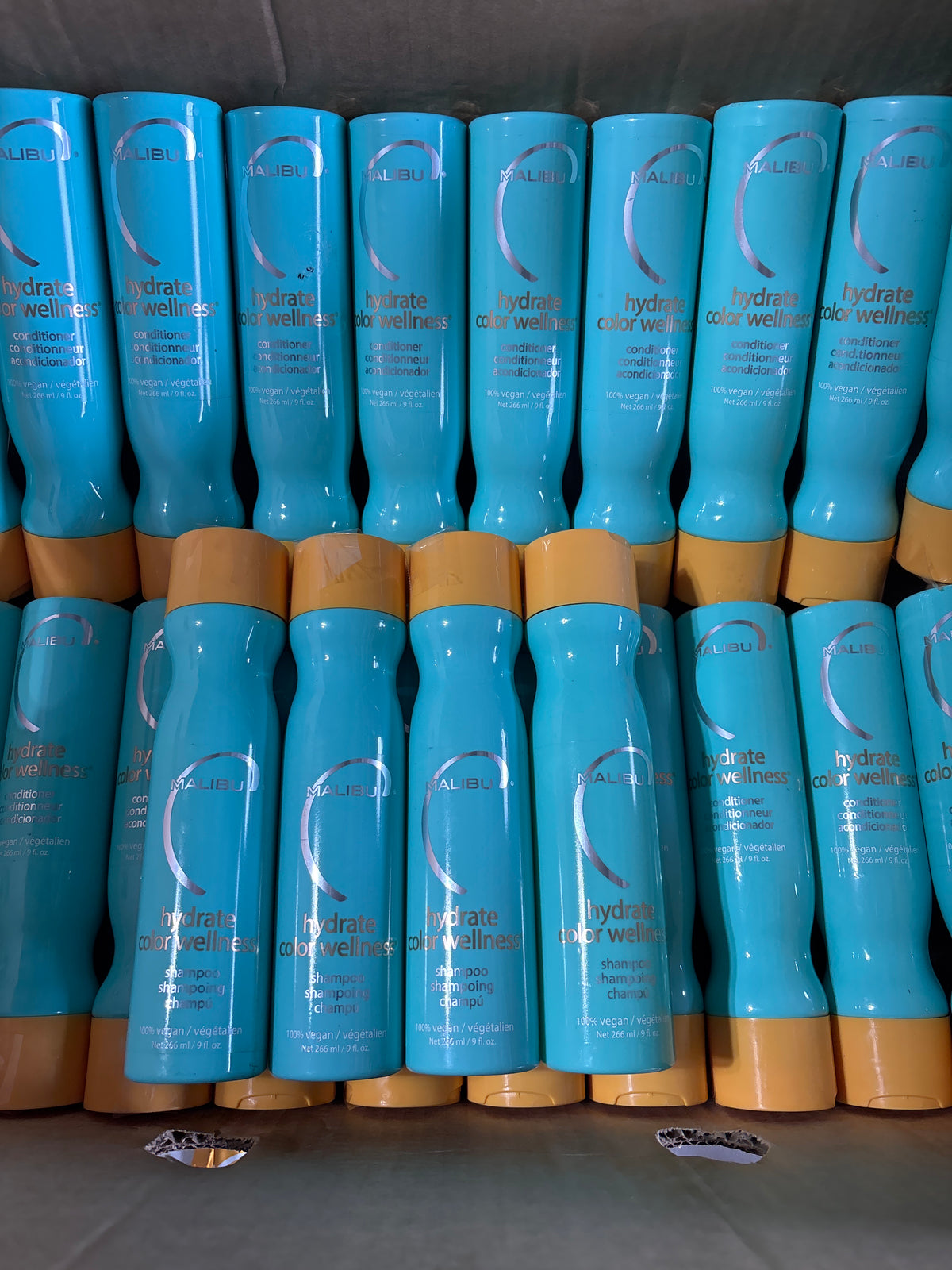 Malibu C Hydrate Color Wellness Shampoo & Conditioner Mix Lot | Premium Salon Hair Care Box, 9 Fl Oz (24 Pcs)