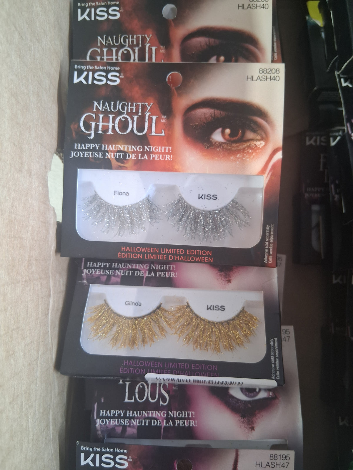 Kiss Halloween Costume False Lashes Wholesale Bundle | Assorted Special Edition Bulk Reseller Lot – 8 Styles (79 Pcs)