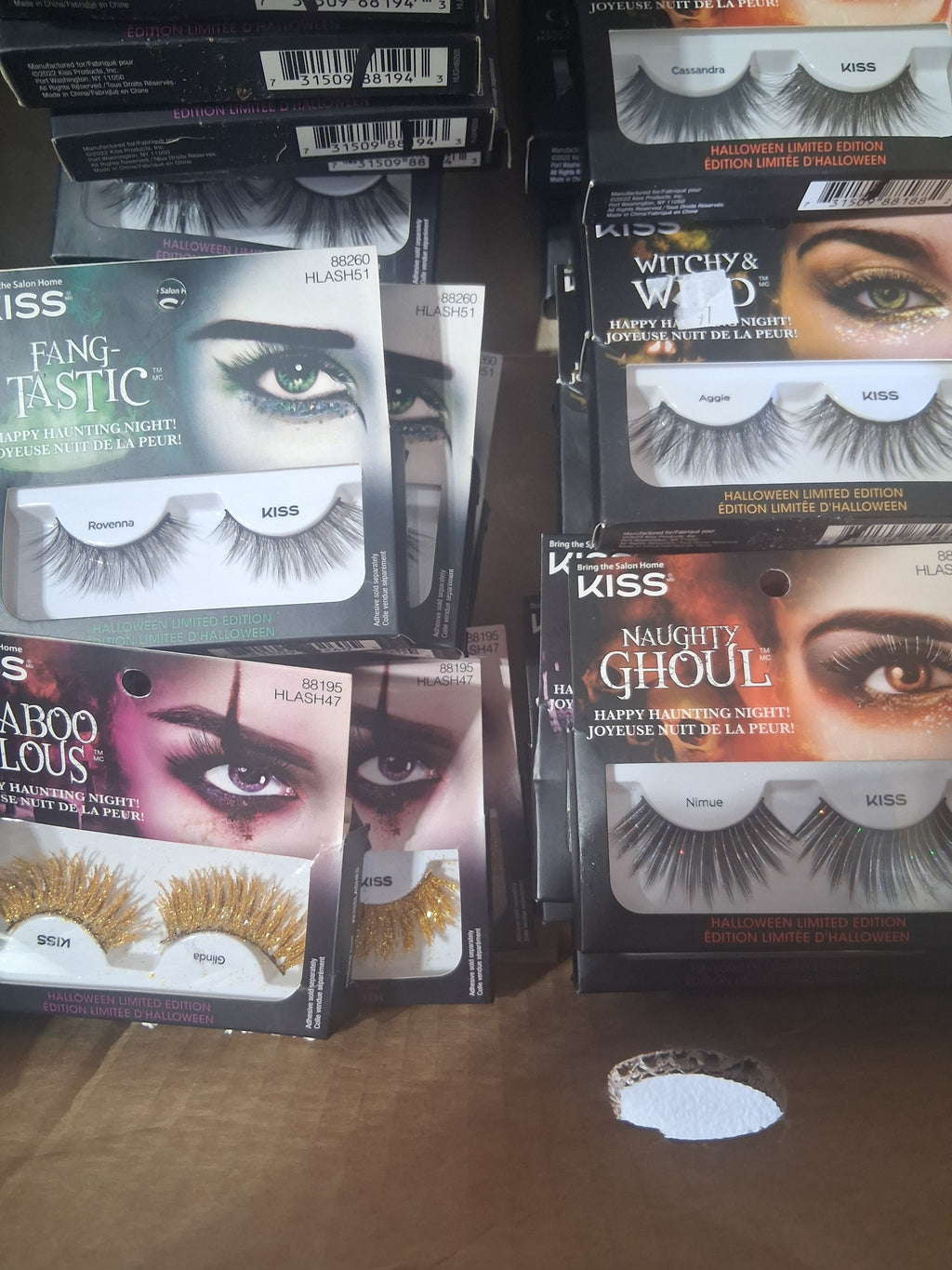 Kiss Halloween Costume False Lashes Wholesale Bundle | Assorted Special Edition Bulk Reseller Lot – 8 Styles (79 Pcs)