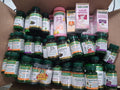 Nature's Bounty Premium Vitamin & Supplement Variety Mix Lot | Daily Wellness Immunity & Health Reseller Box (66 pcs)