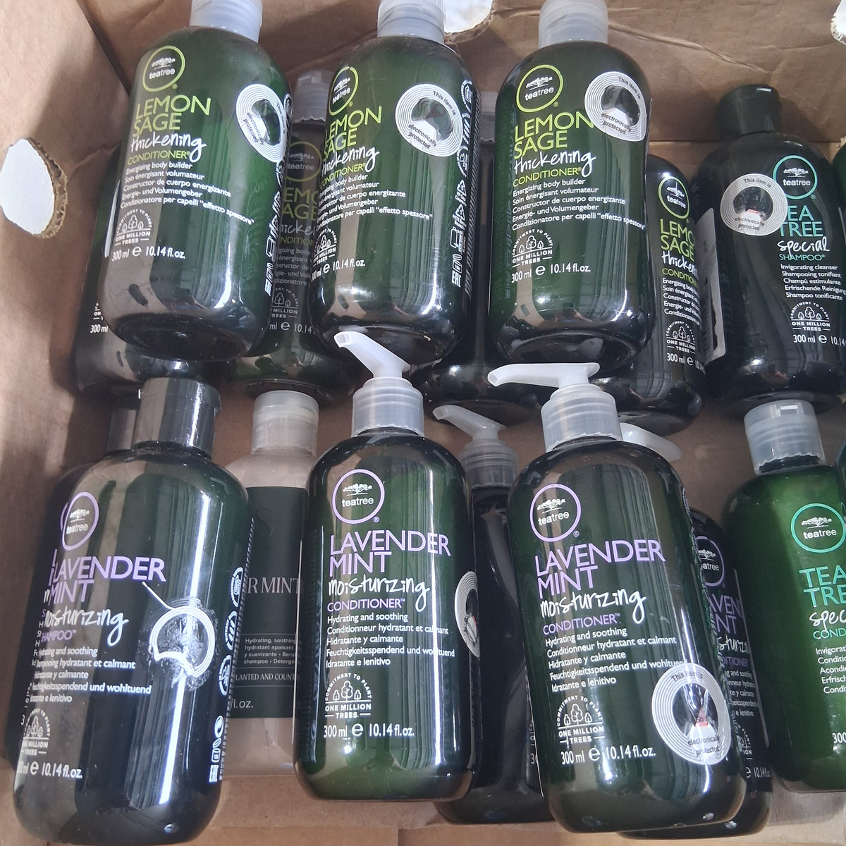Paul Mitchell Tea Tree Special, Lavender Mint & Lemon Sage Shampoo & Conditioner Mix Lot | Premium Salon Hair Care Box, 10.14 Fl Oz (23 Pcs)