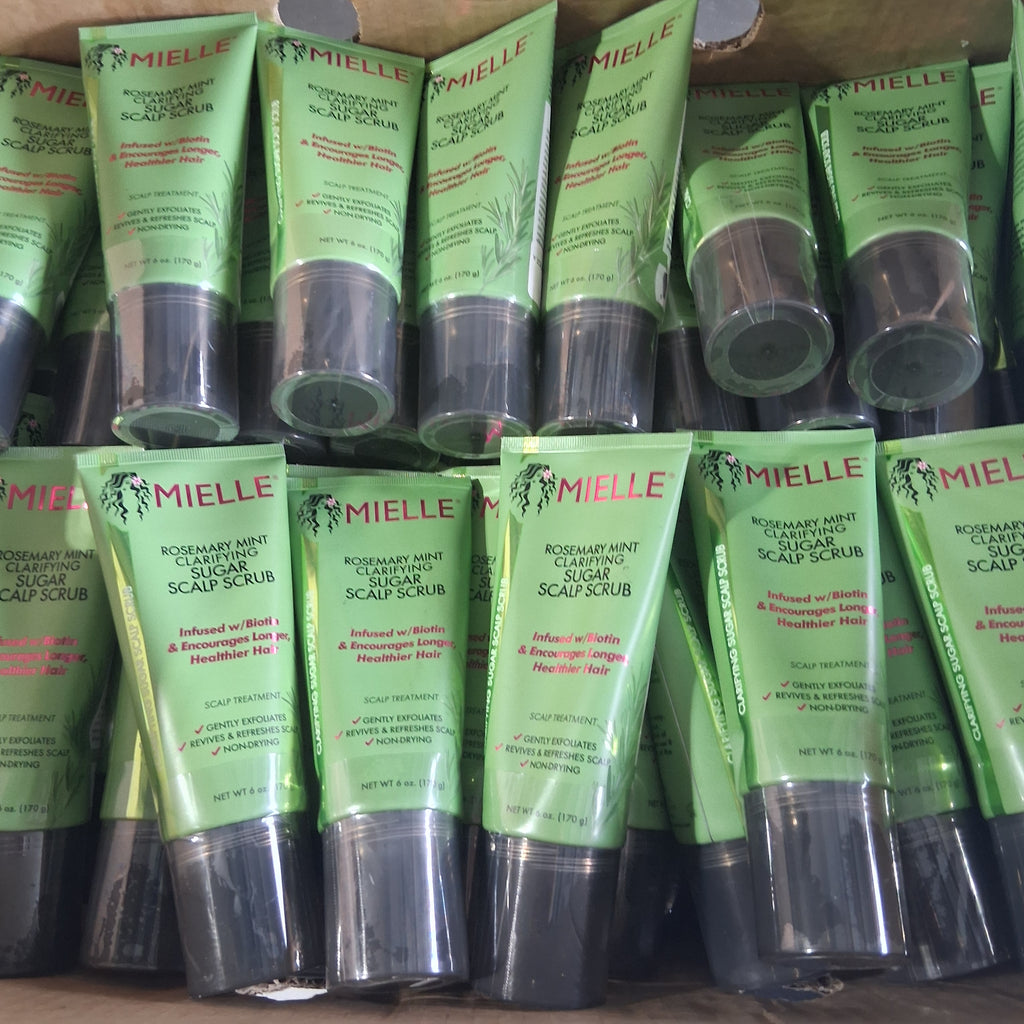 Mielle Rosemary Mint Clarifying Sugar Scalp Scrub Bulk Reseller Lot | Premium Hair & Scalp Treatment Liquidation Box (45 Pcs)