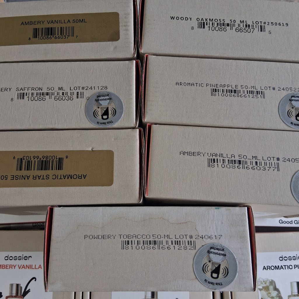 Dossier Luxury Inspired Perfume & Cologne Mixed Lot | Premium Designer Inspired Fragrance Bulk Reseller Box (51 Pcs)