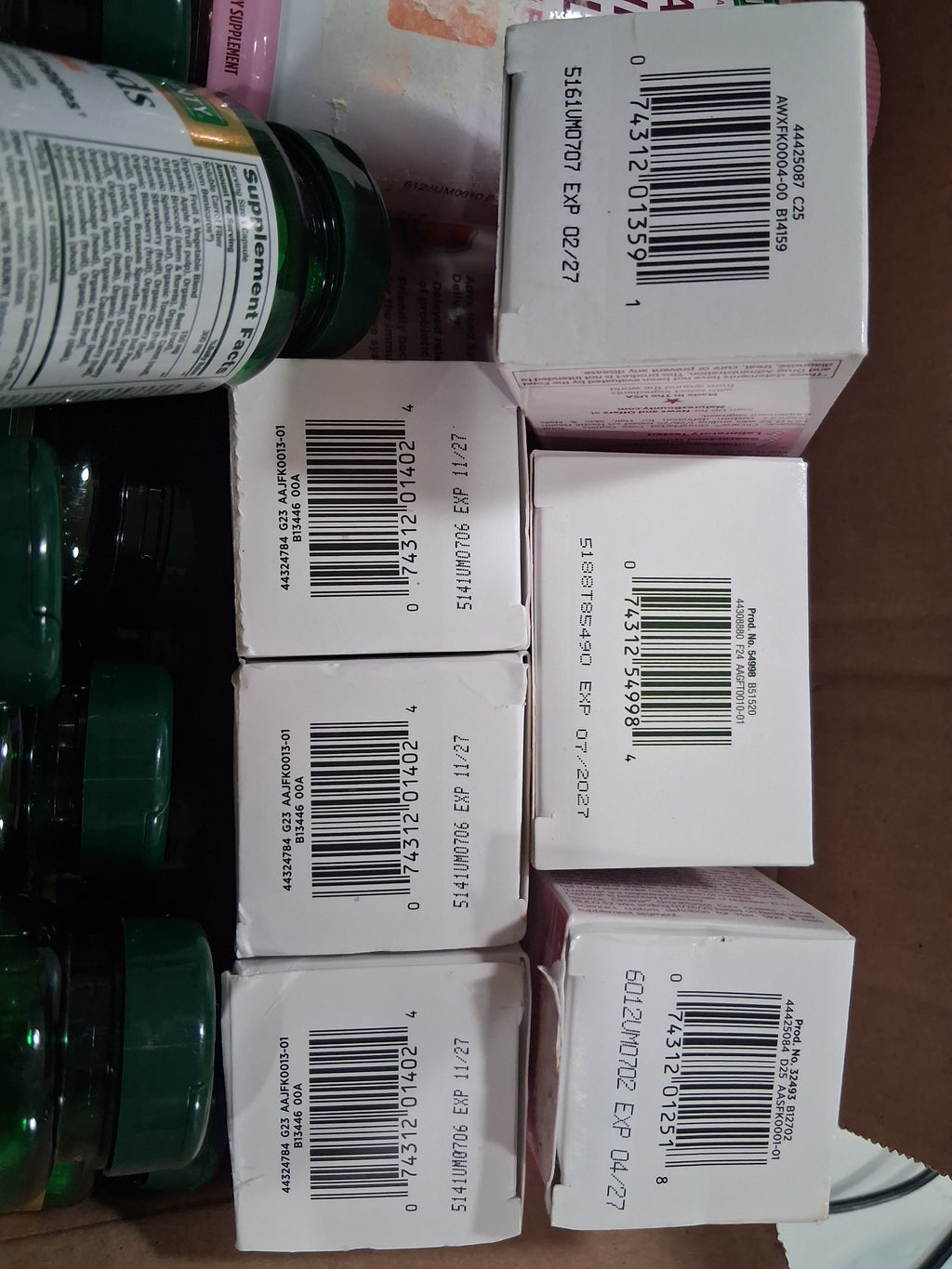 Nature's Bounty Premium Vitamin & Supplement Variety Mix Lot | Daily Wellness Immunity & Health Reseller Box (66 pcs)