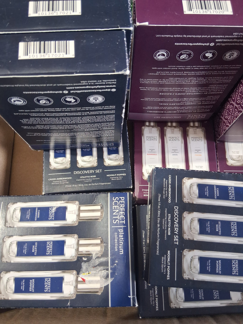 Perfect Scents Platinum Collection & Discovery Set Bulk Reseller Lot | Luxury Designer Perfume Impressions Mix Box (19 Pcs)