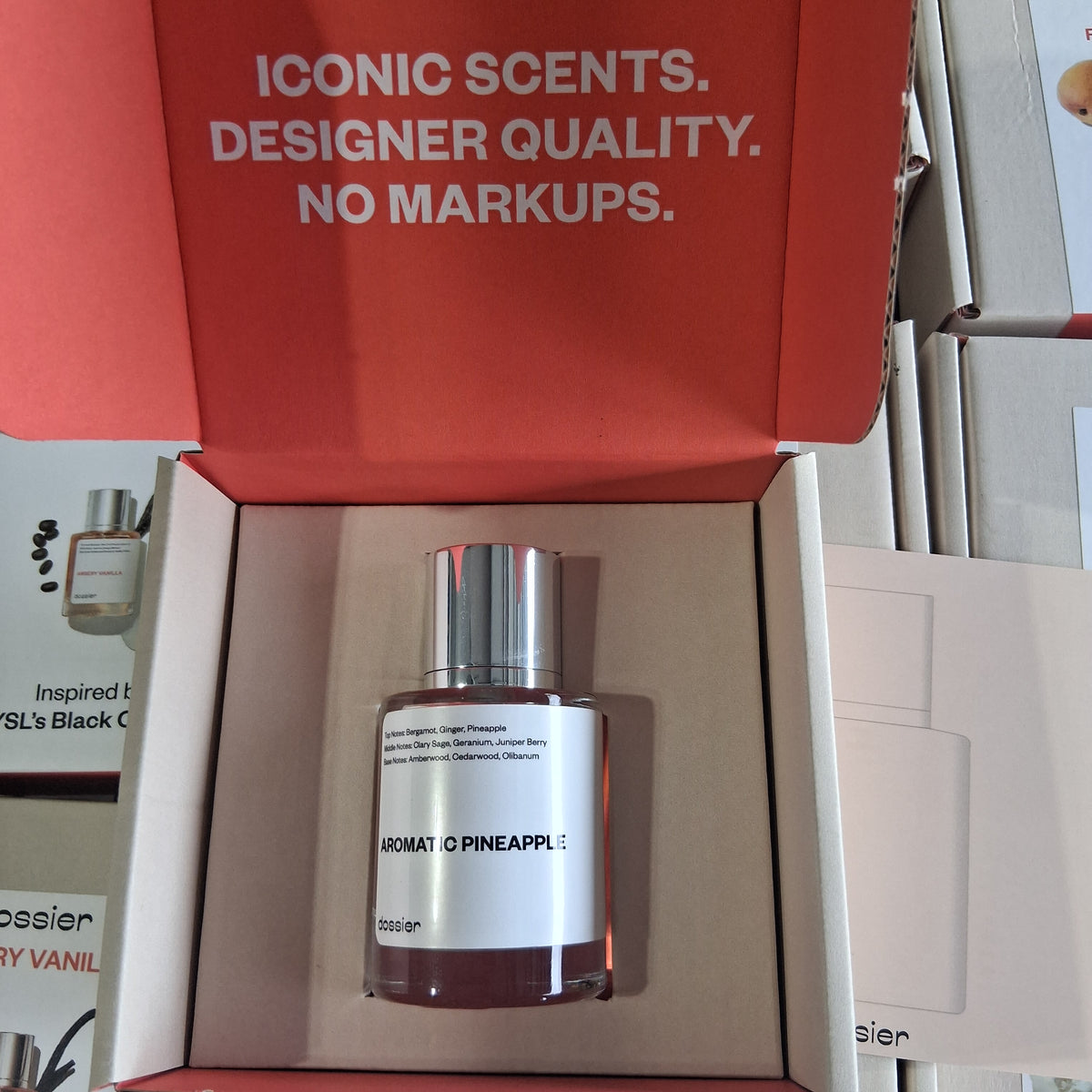 Dossier Luxury Inspired Perfume & Cologne Mixed Lot | Premium Designer Inspired Fragrance Bulk Reseller Box (51 Pcs)