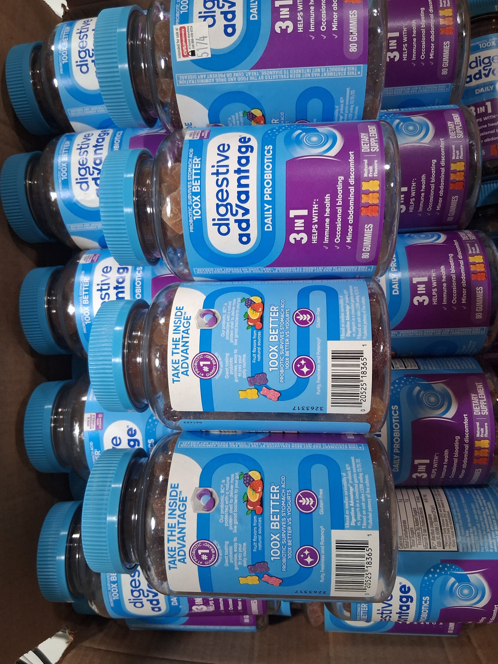 Digestive Advantage Daily Probiotics Bulk Reseller Lot | Premium Digestive Health Supplement Liquidation Box (30 pcs)