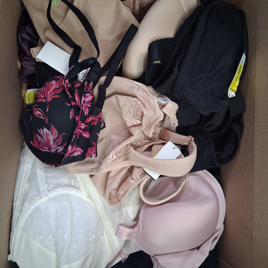 Premium Department Store Bra, Undergarments & Shapewear Mix Lot | Leonisa, Maidenform, Glamorise & Bali Bulk Reseller Box – Retail Shelf Pulls (20 Pcs)