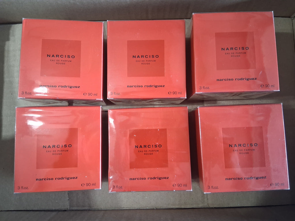 Narciso Rodriguez Narciso Eau De Parfum Rouge Bulk Reseller Lot | Luxury Designer Women's Fragrance Liquidation Box (6 Pcs)