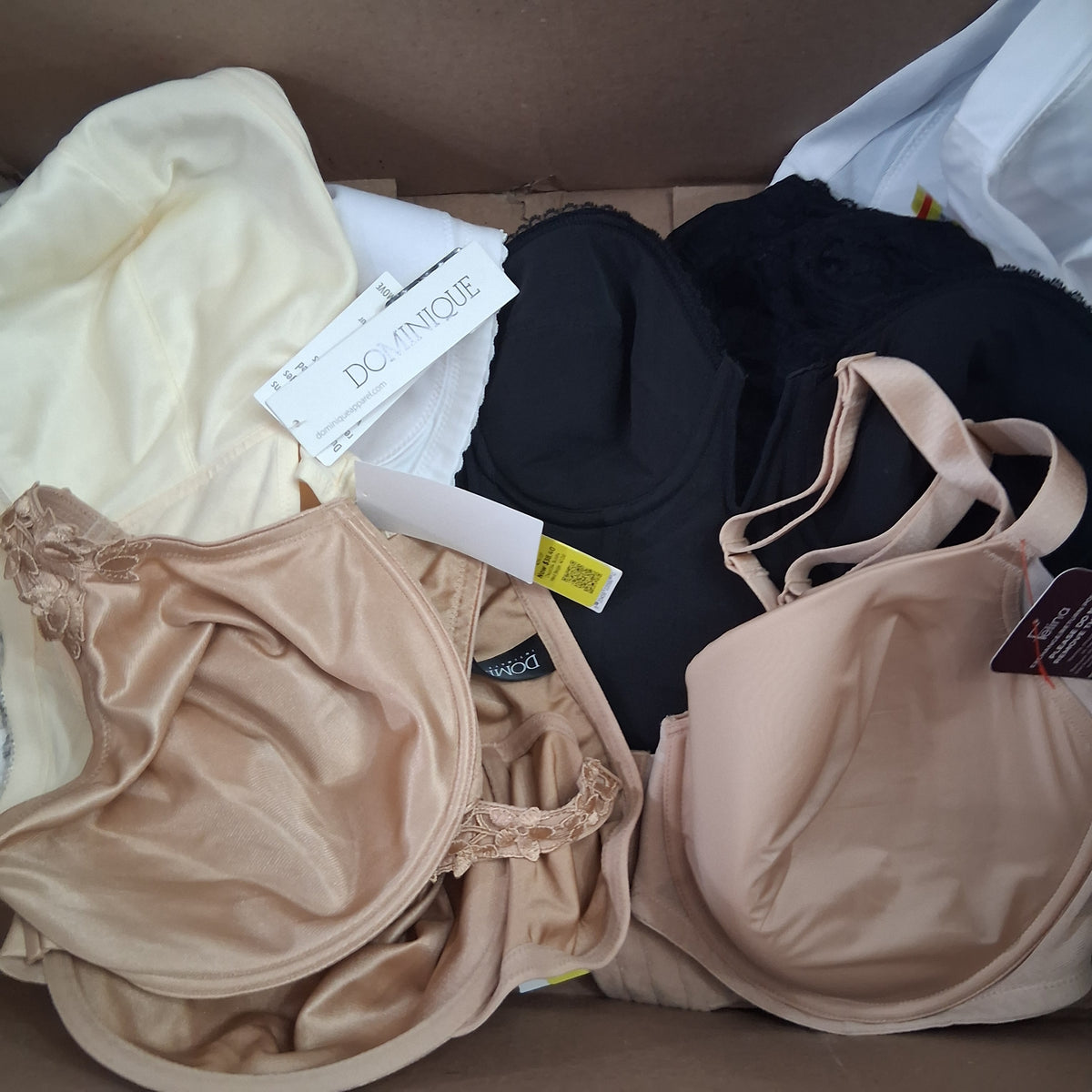 Premium Department Store Bra & Undergarments Mix Lot | Glamorise, Felina, Bali & Lunaire Bulk Reseller Box – Retail Shelf Pulls (15 Pcs)