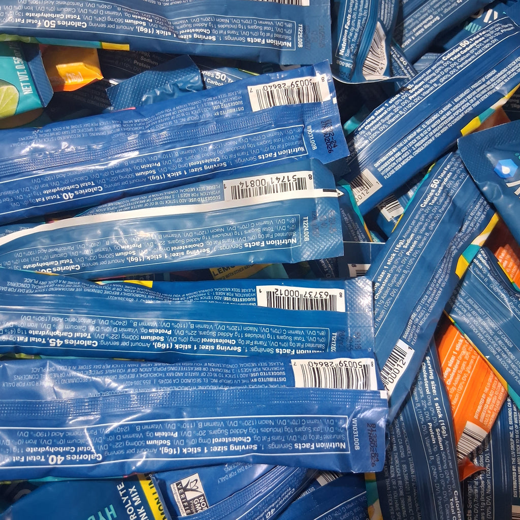 Liquid I.V. Hydration Multiplier Electrolyte Drink Mix | Individual Serving Packet Bulk Reseller Variety Lot – 4 Flavors (265 Pcs) EXP 11/2026++